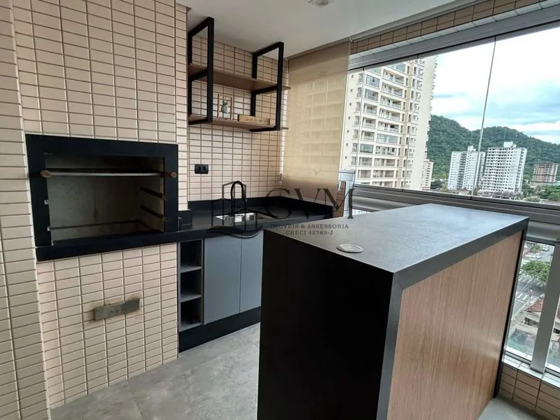 Interior do imóvel Apartamento com 2 quartos, Canto do Forte, Praia Grande