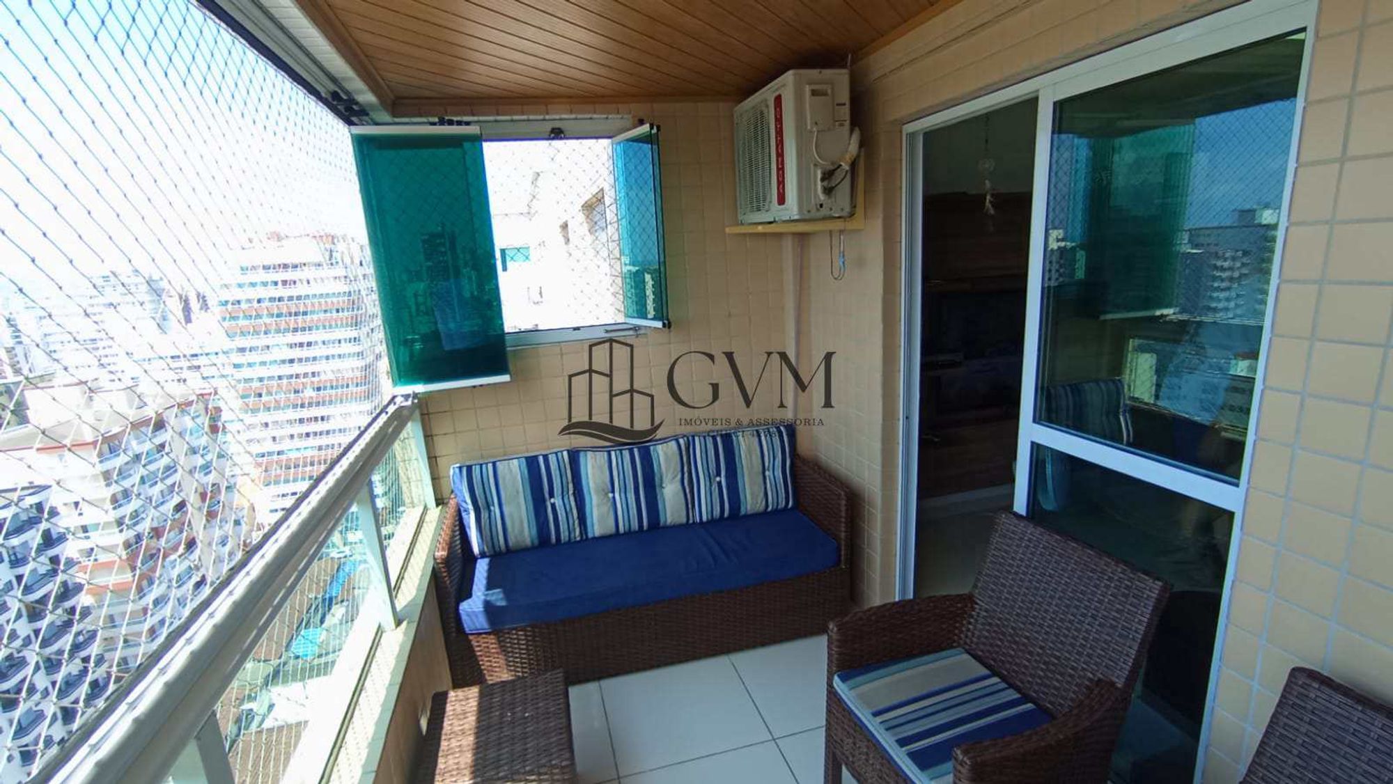 Interior do imóvel Apartamento com 2 quartos, Guilhermina, Praia Grande