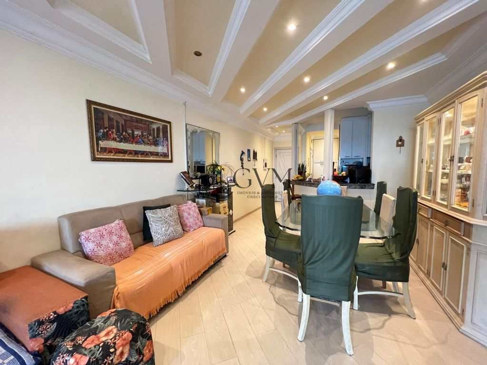 Ambiente do imóvel Apartamento frente mar na Ocian, em Praia Grande, SP.