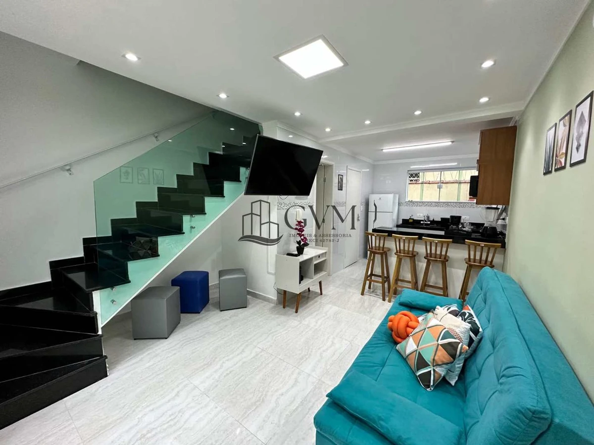 Foto principal do imóvel Casa de Condomínio com 2 quartos, Tupi, Praia Grande em Tupi