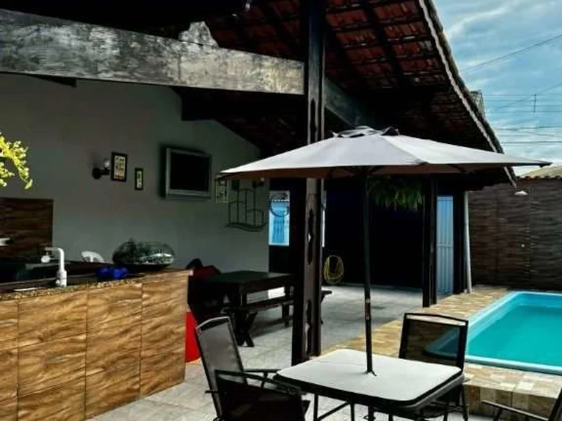 Interior do imóvel Casa de 3 quartos sendo três suítes, Flórida, Praia Grande, SP.