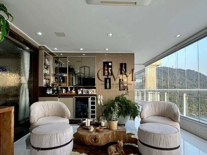 Interior do imóvel Apartamento Vista Mar com 4 quartos à venda no Canto do Forte em Praia Grande