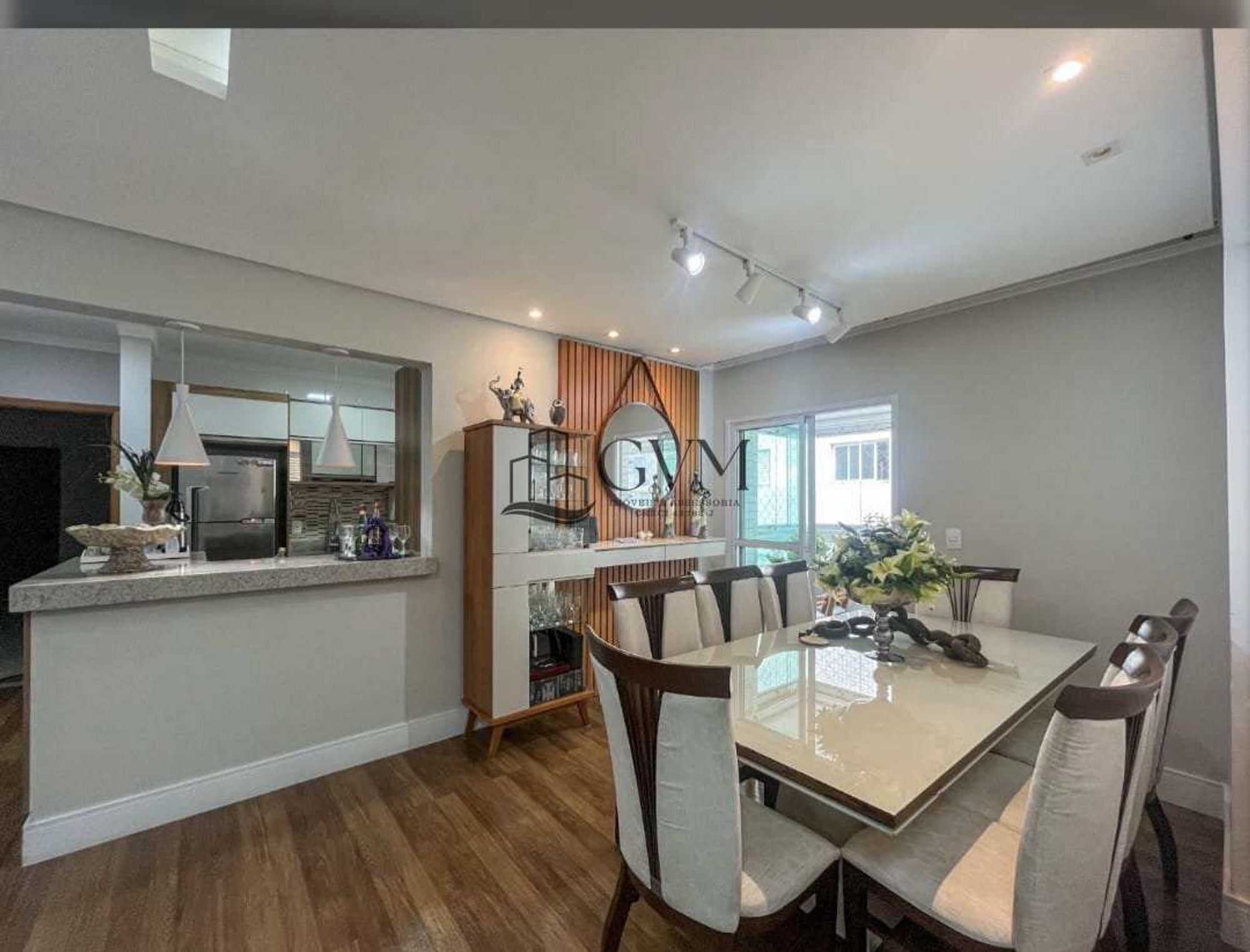 Interior do imóvel Apartamento com 3 quartos, Guilhermina, Praia Grande