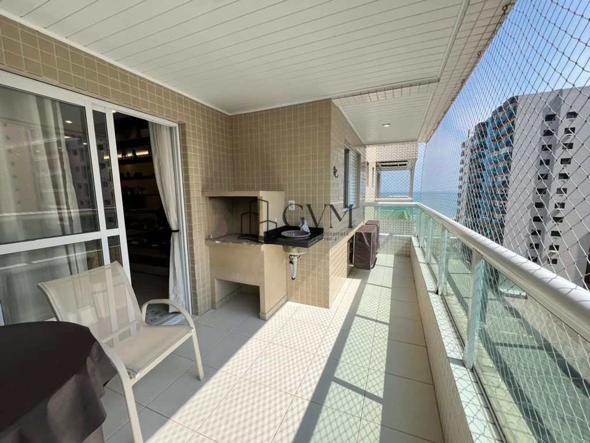 Ambiente do imóvel Lindo apartamento no Canto do Forte, com vista mar, na quadra da Praia.