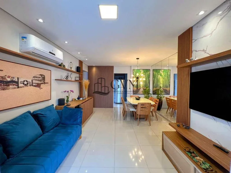 Interior do imóvel Apartamento com 2 suítes vista mar á venda no Boqueirão em Praia Grande