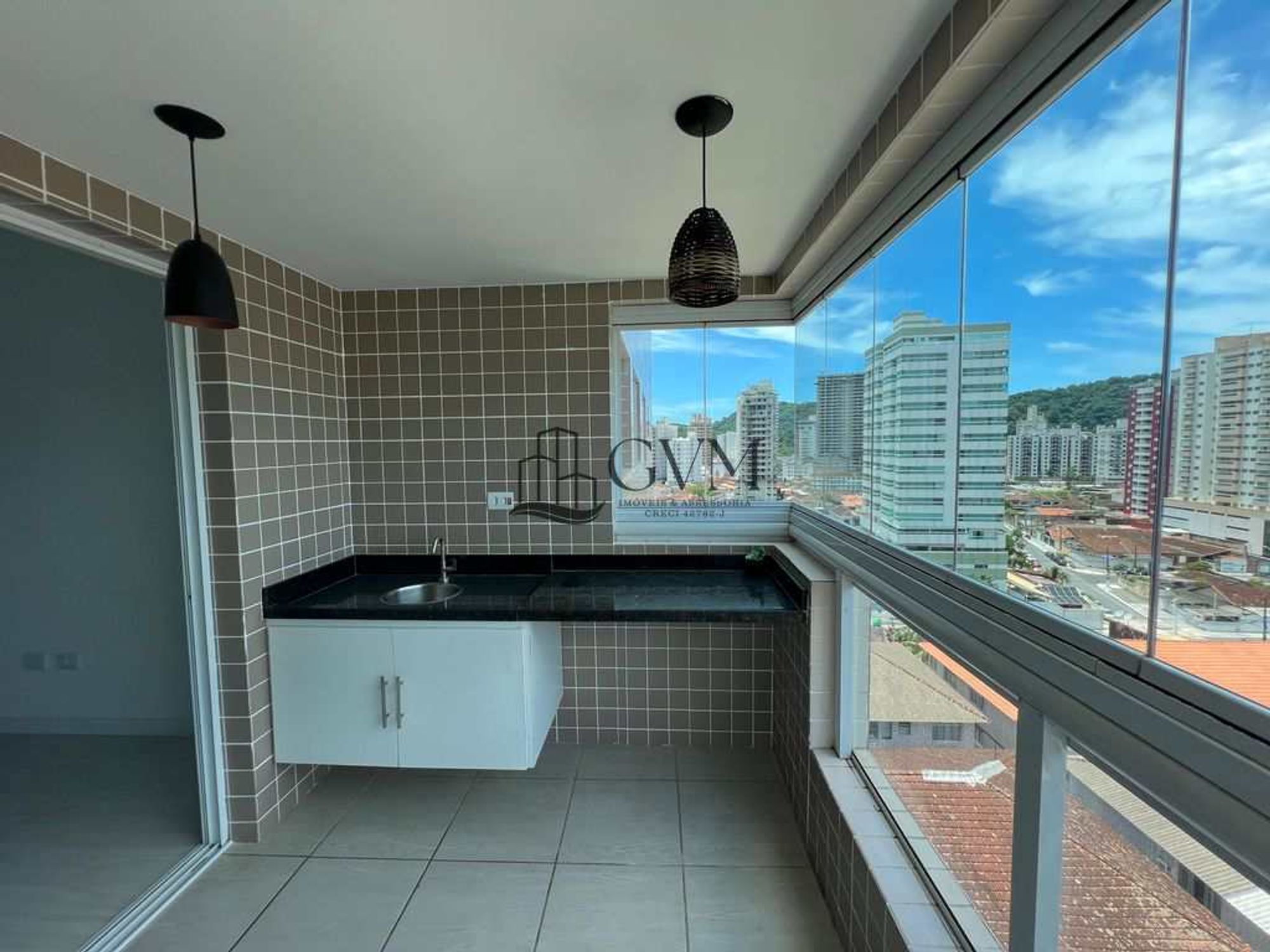 Interior do imóvel Apartamento no Canto do Forte em Praia Grande/SP