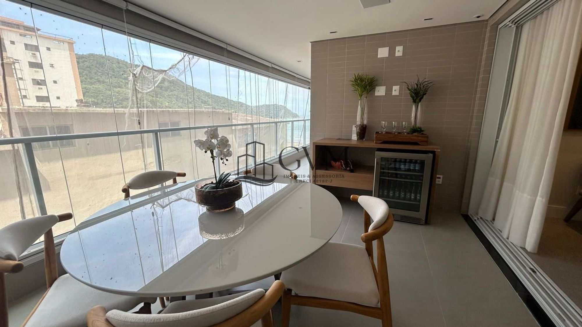 Interior do imóvel Apartamento com 3 quartos, Canto do Forte, Praia Grande