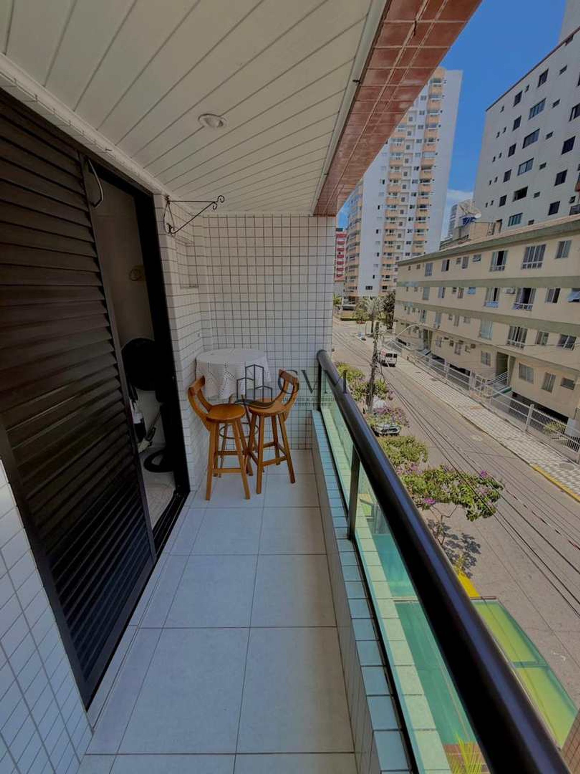 Interior do imóvel Apartamento com 1 quarto, Guilhermina, Praia Grande