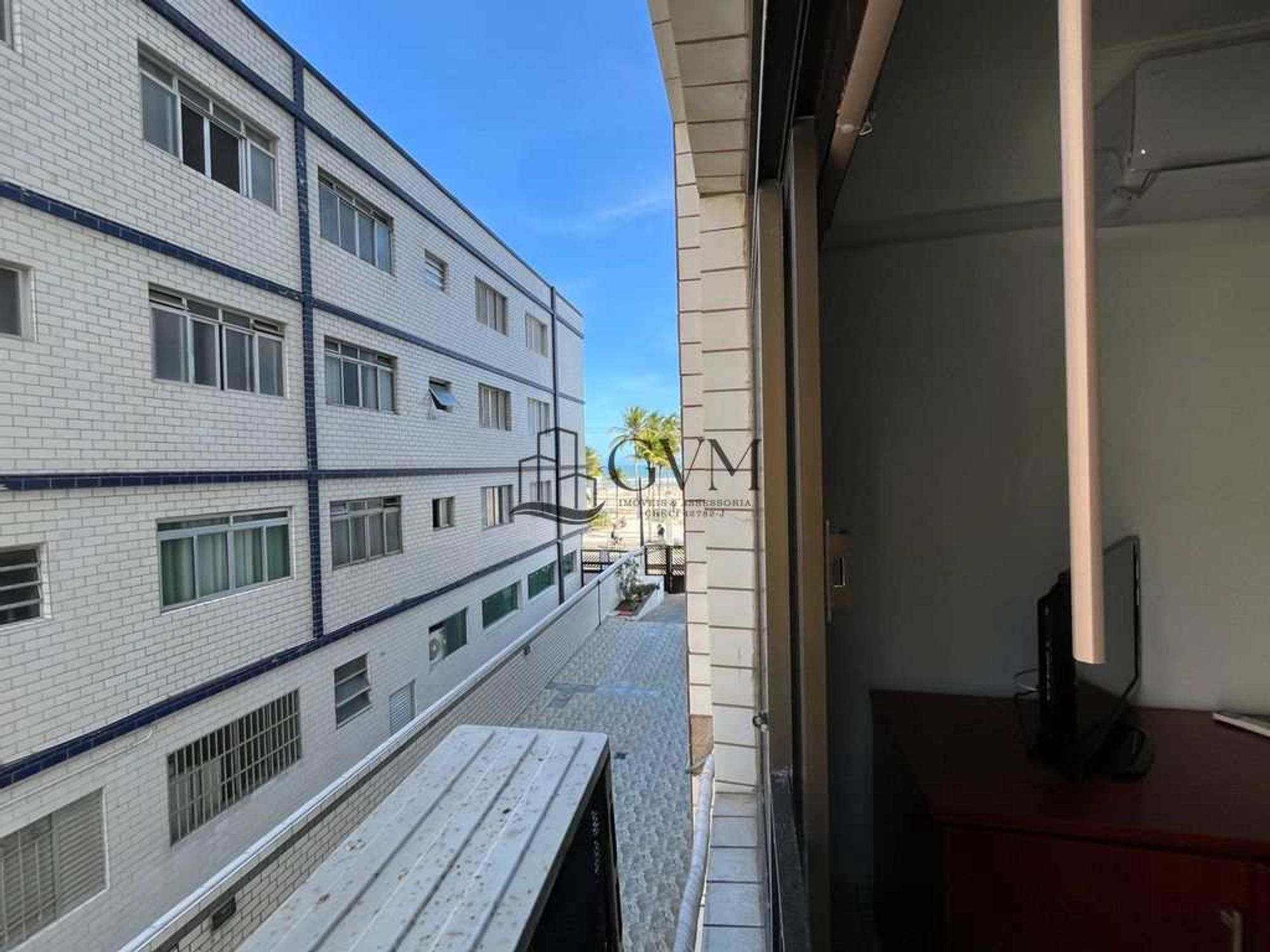 Interior do imóvel Apartamento com 2 quartos, Boqueirão, Praia Grande