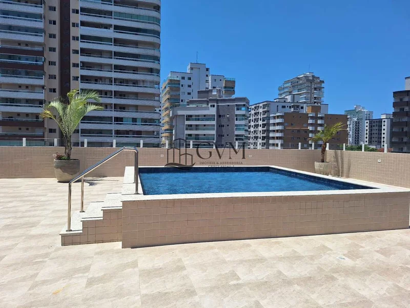 Interior do imóvel Apartamento com 3 quartos, Guilhermina, Praia Grande