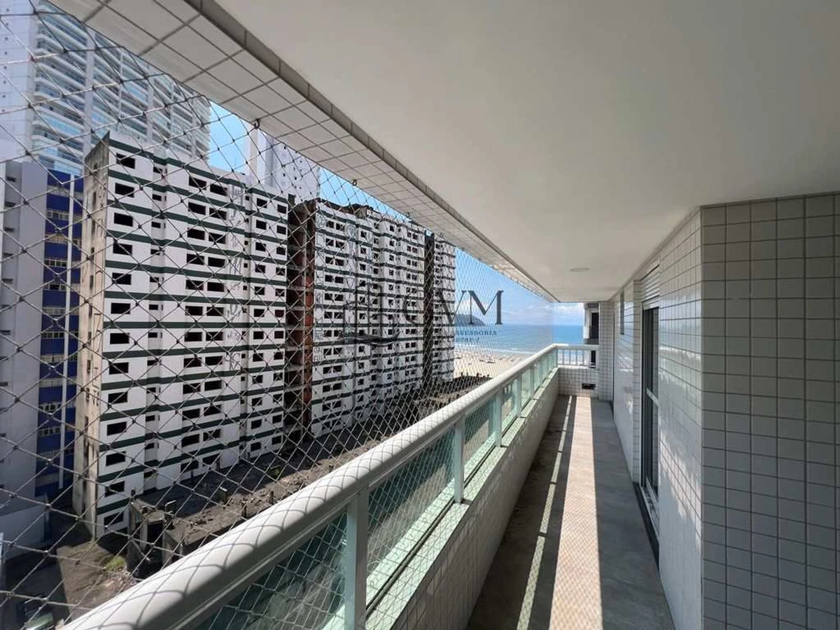 Foto principal do imóvel Apartamento vista mar com 3 quartos á venda na Guilhermina em Praia Grande em Guilhermina