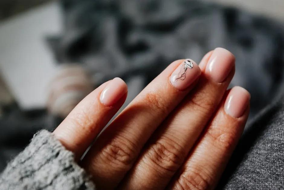 Naglar med nail art som alternativ till gelnaglar