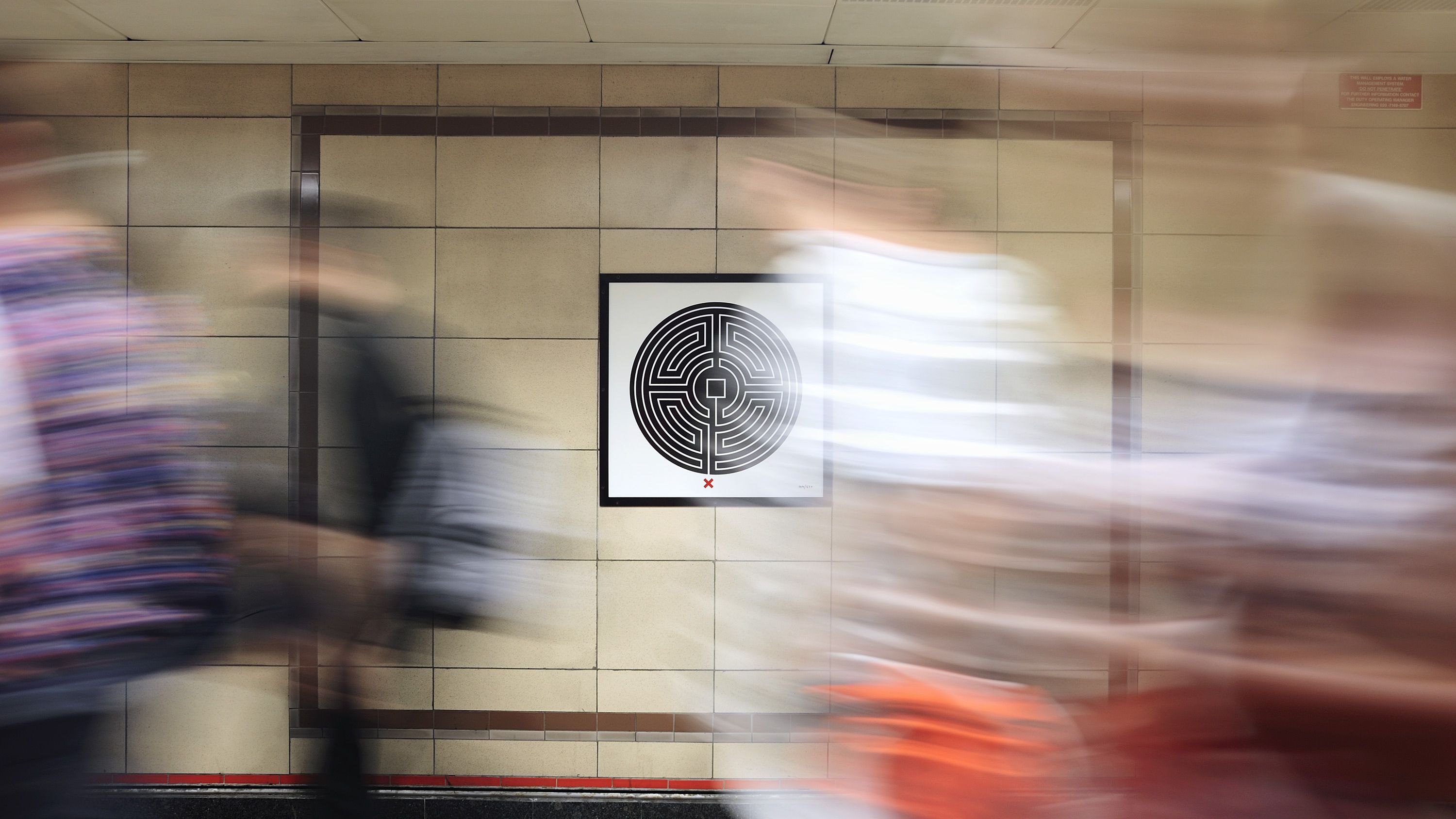 Art on the Underground Labyrinth Collaboration | Rose Design