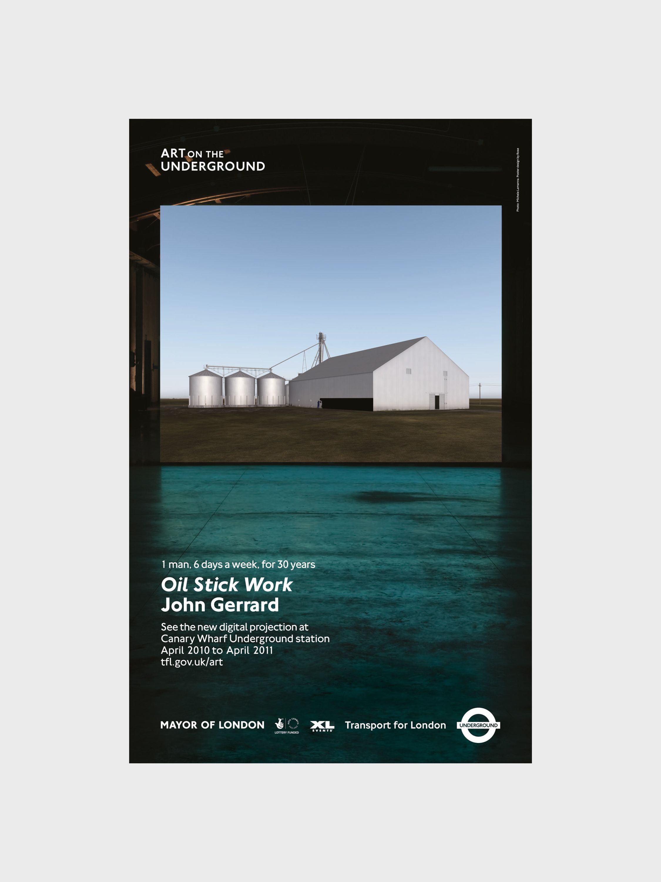 Art on the Underground Jubilee Line Series | Rose Design