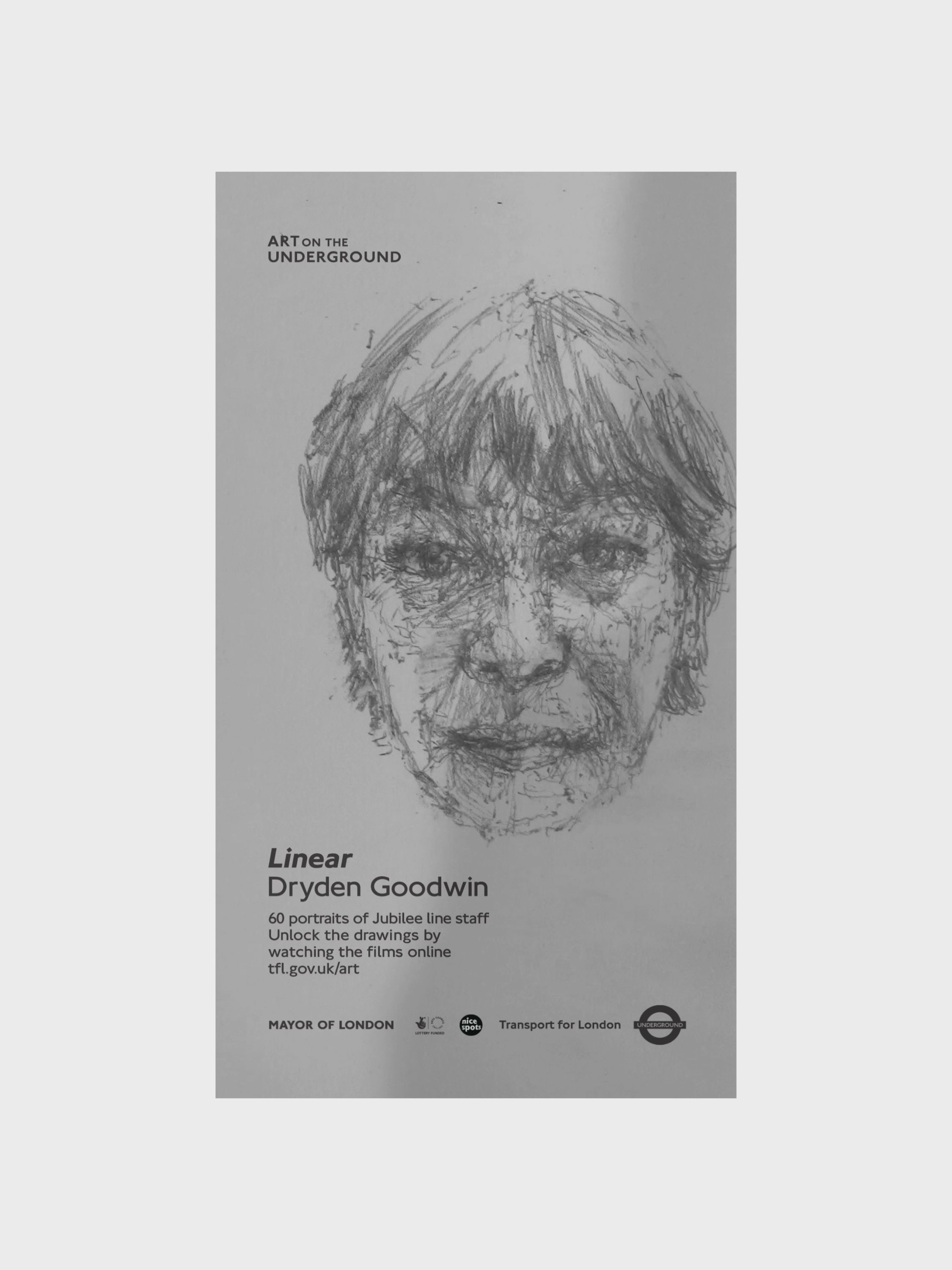 Art on the Underground Jubilee Line Series | Rose Design