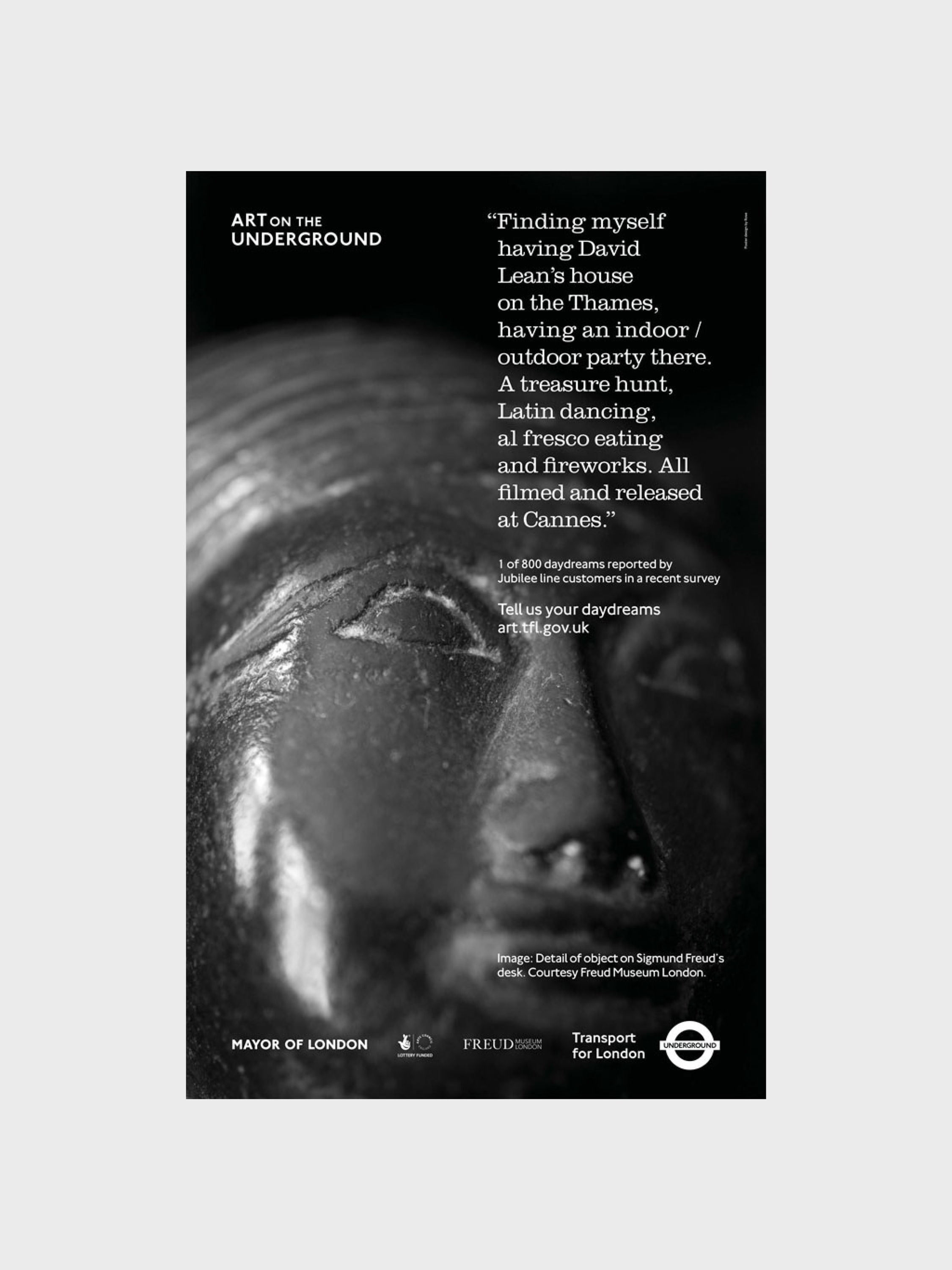 ロンドン　地下鉄のポスター「Art on the Underground」 Art on the Underground Jubilee Line Series | Rose Design