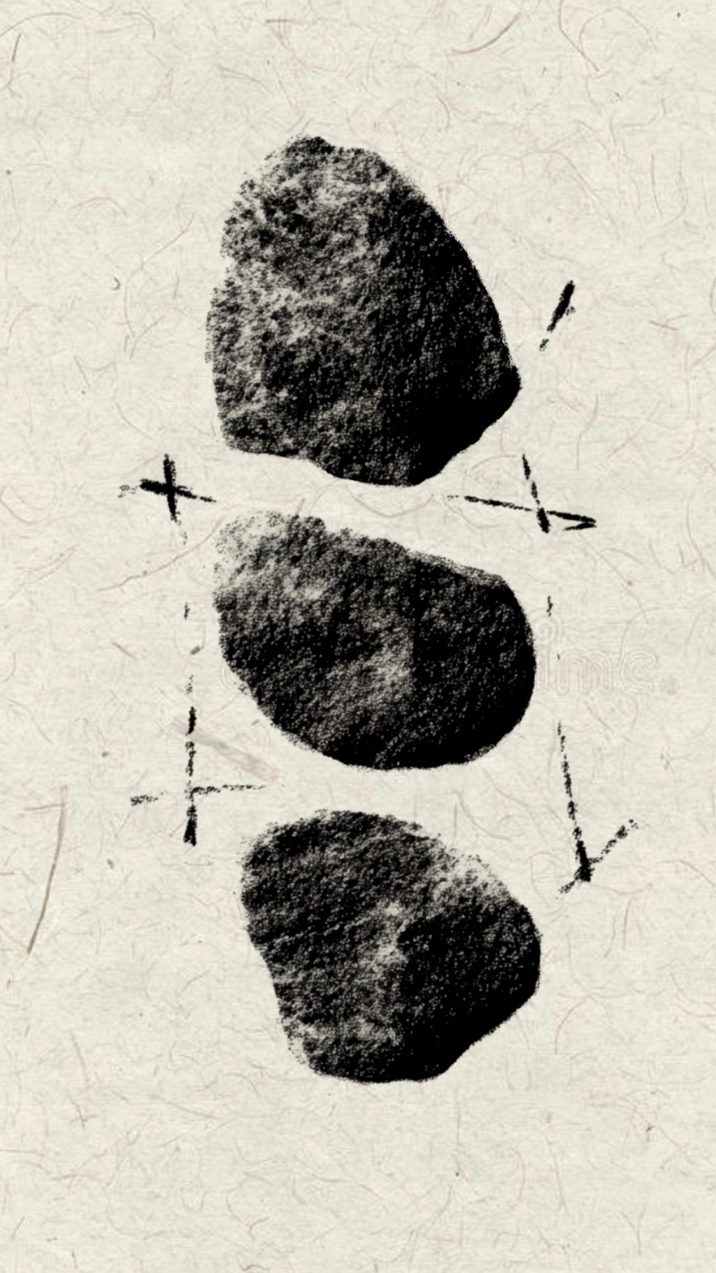 Stone design tattoo