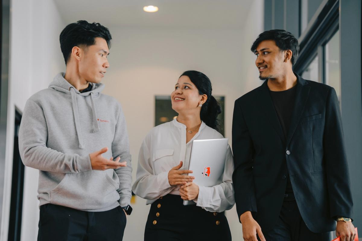Synapsys consultants collaborating at the Kuala Lumpur office