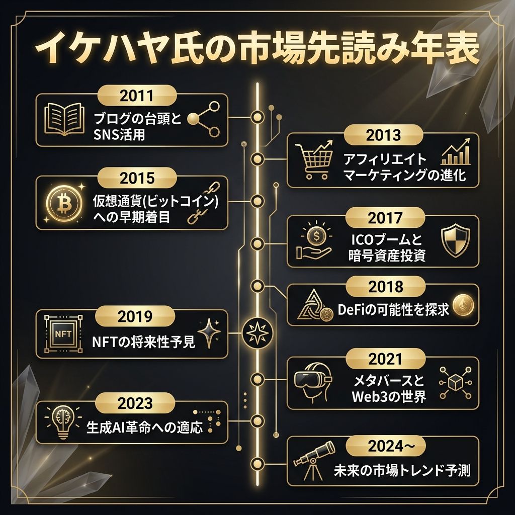 イケハヤ氏の市場先読み年表