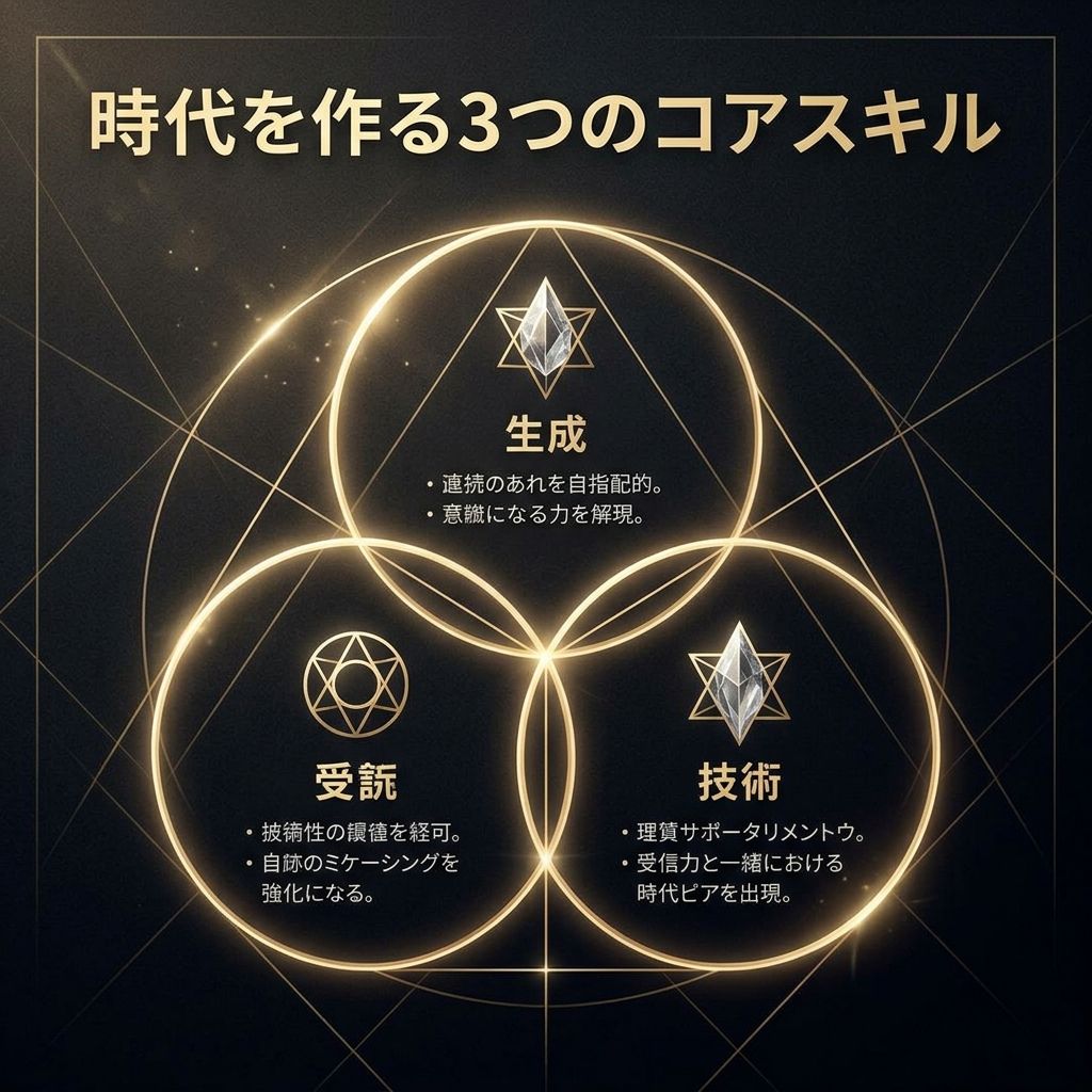 時代を作る3つのコアスキル