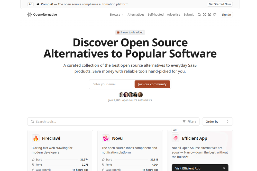 image of OpenAlternative