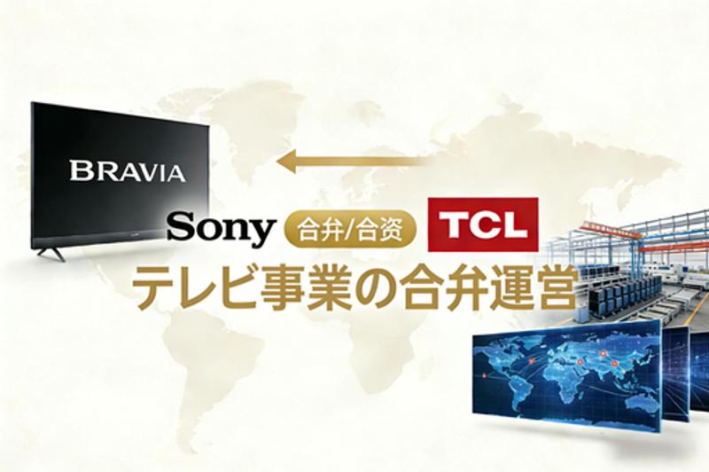 ソニーがテレビ事業を分離し、TCLと合弁：ブランドの堅持の下でのグローバルな産業シナジー。