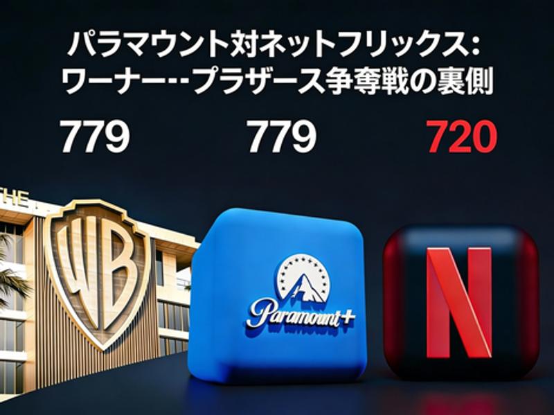 パラマウント対ネットフリックス：ワーナー・ブラザース争奪戦の裏側