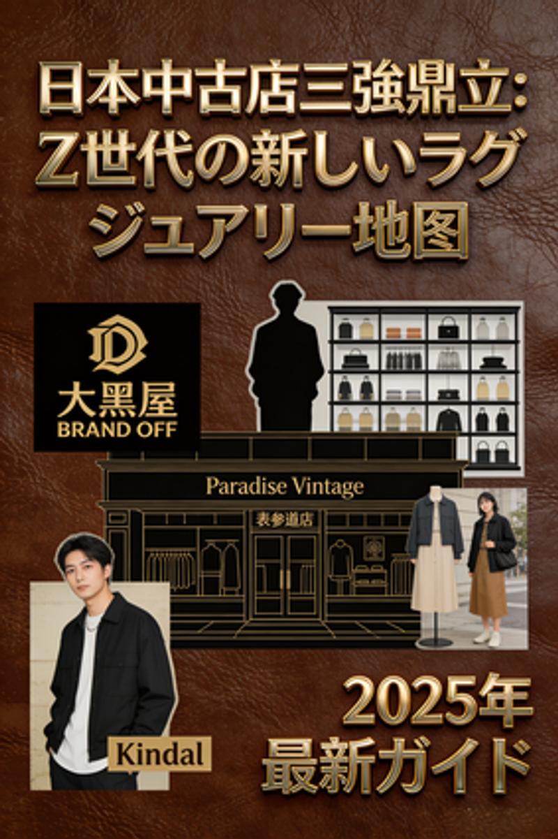 日本中古店の人気三強：どこが Z 世代と女性の心をつかむ？