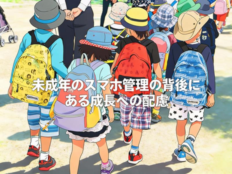 未成年のスマホ管理の背後にある成長への配慮