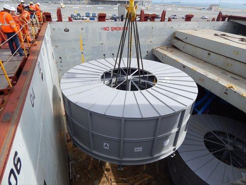 3x315 metric ton submarine cable project in San Francisco