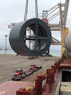 3x315 metric ton submarine cable project in San Francisco