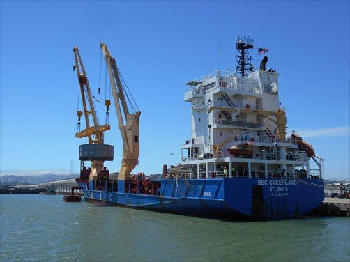 3x315 metric ton submarine cable project in San Francisco