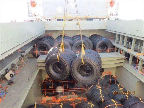 Jumbo sized tires handled by ECL since 1995