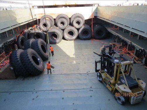 Jumbo sized tires handled by ECL since 1995