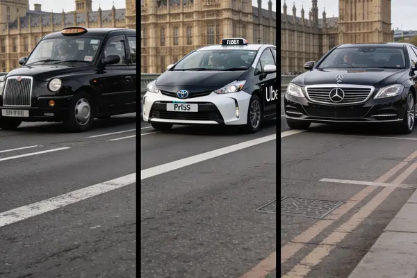 Chauffeur vs Uber vs Black Cab in London: An Honest Comparison