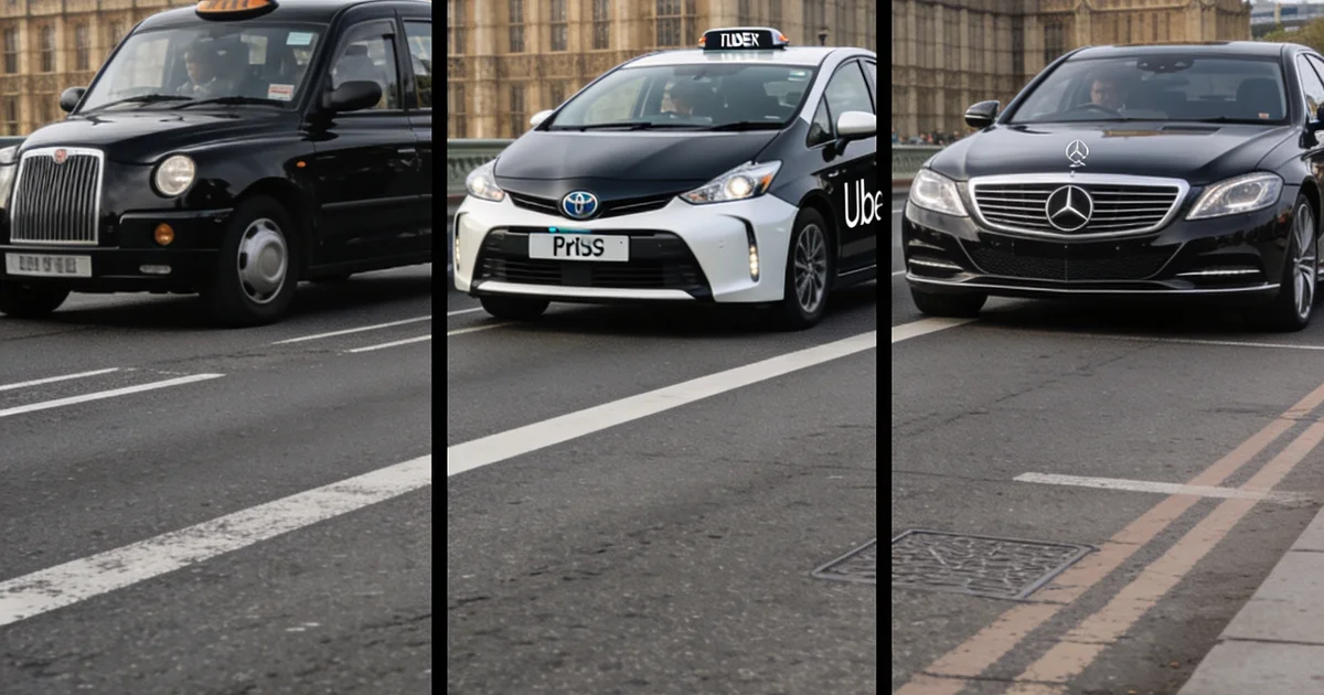 Chauffeur vs Uber vs Black Cab in London: An Honest Comparison