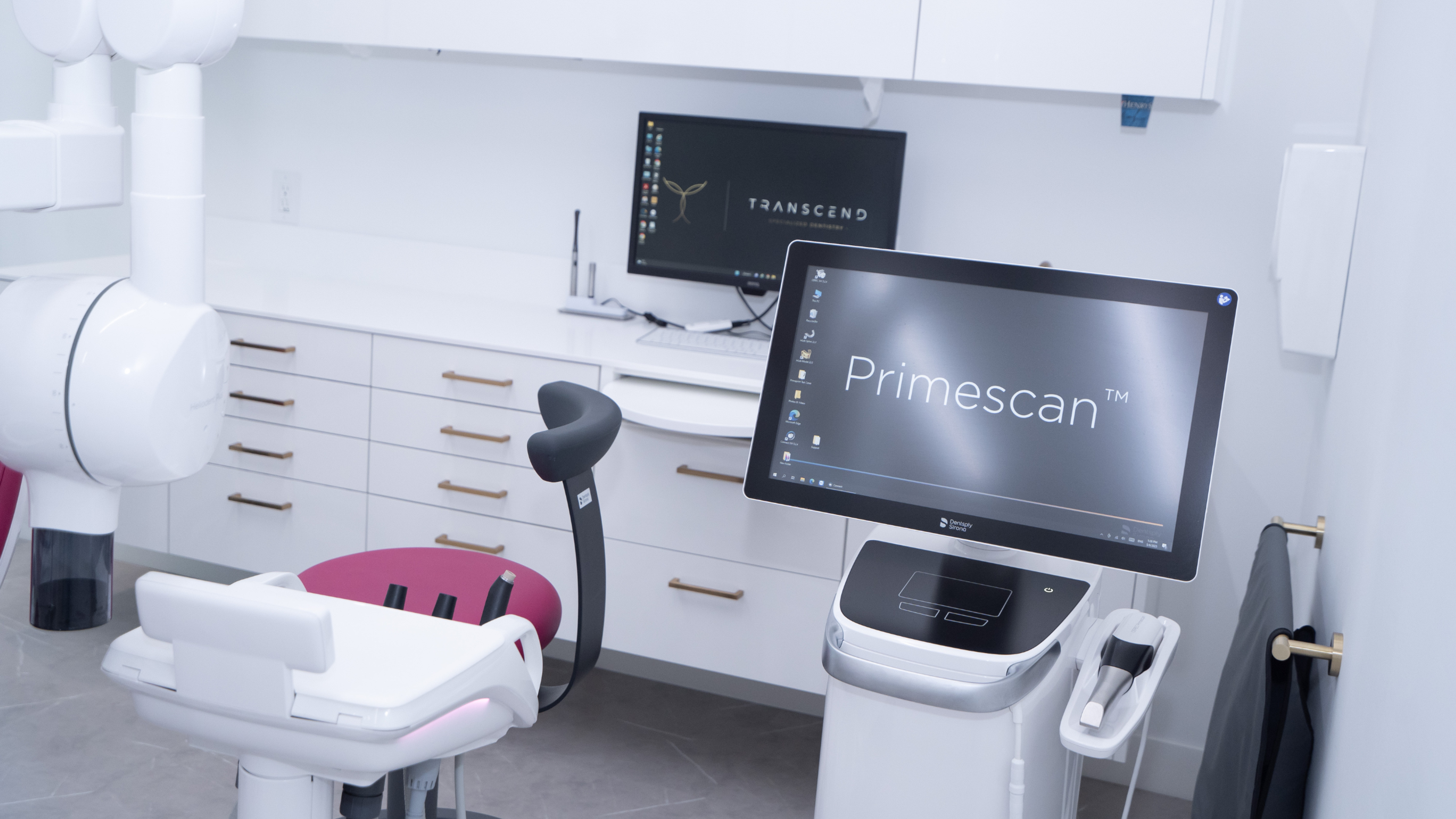 Image of a Primescan device in the Transcend office