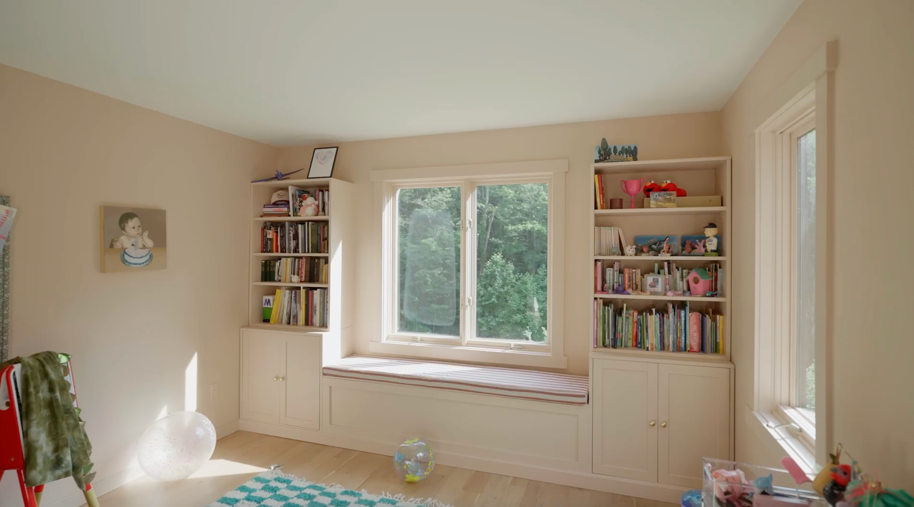 Light and airy room. 