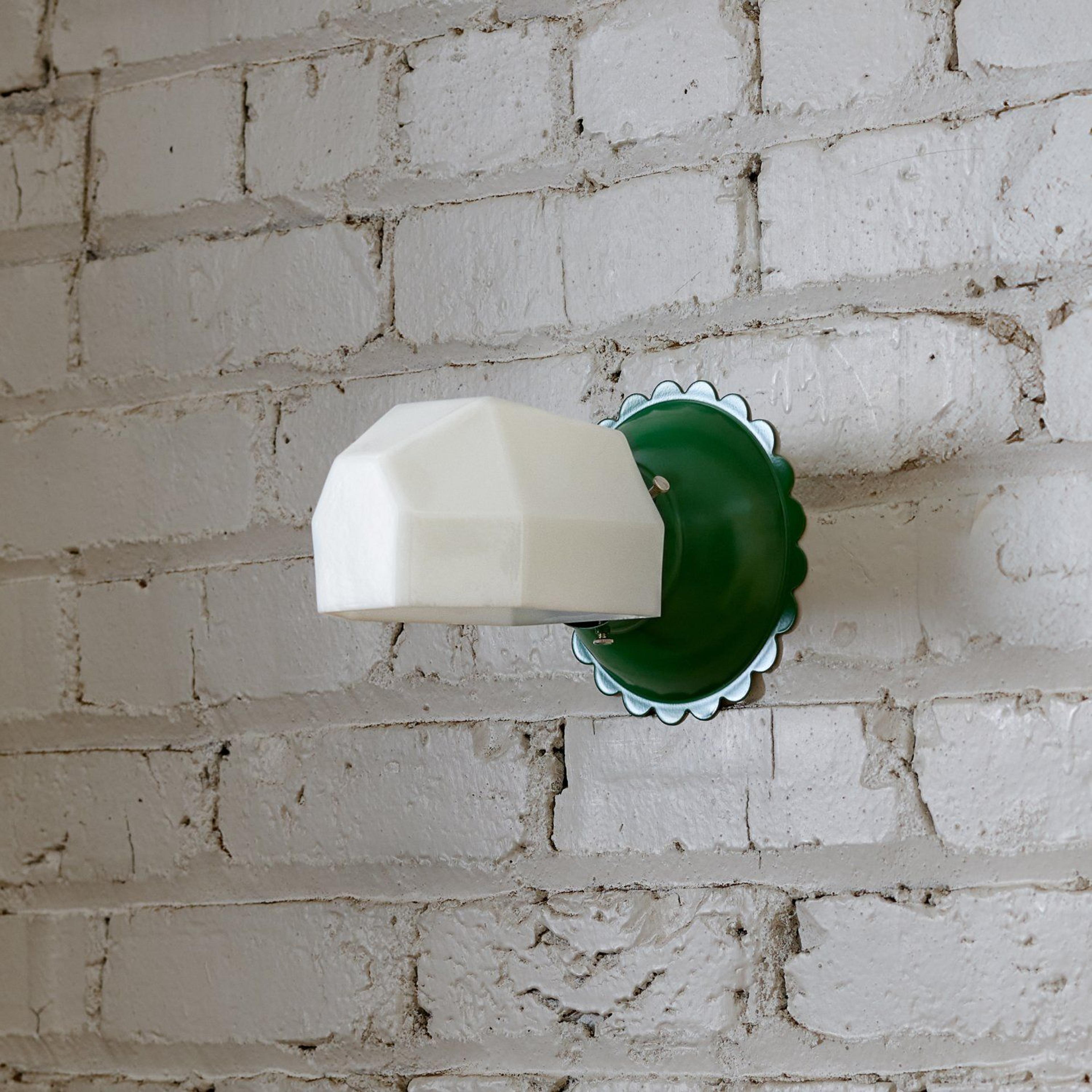 Fran sconce on brick wall