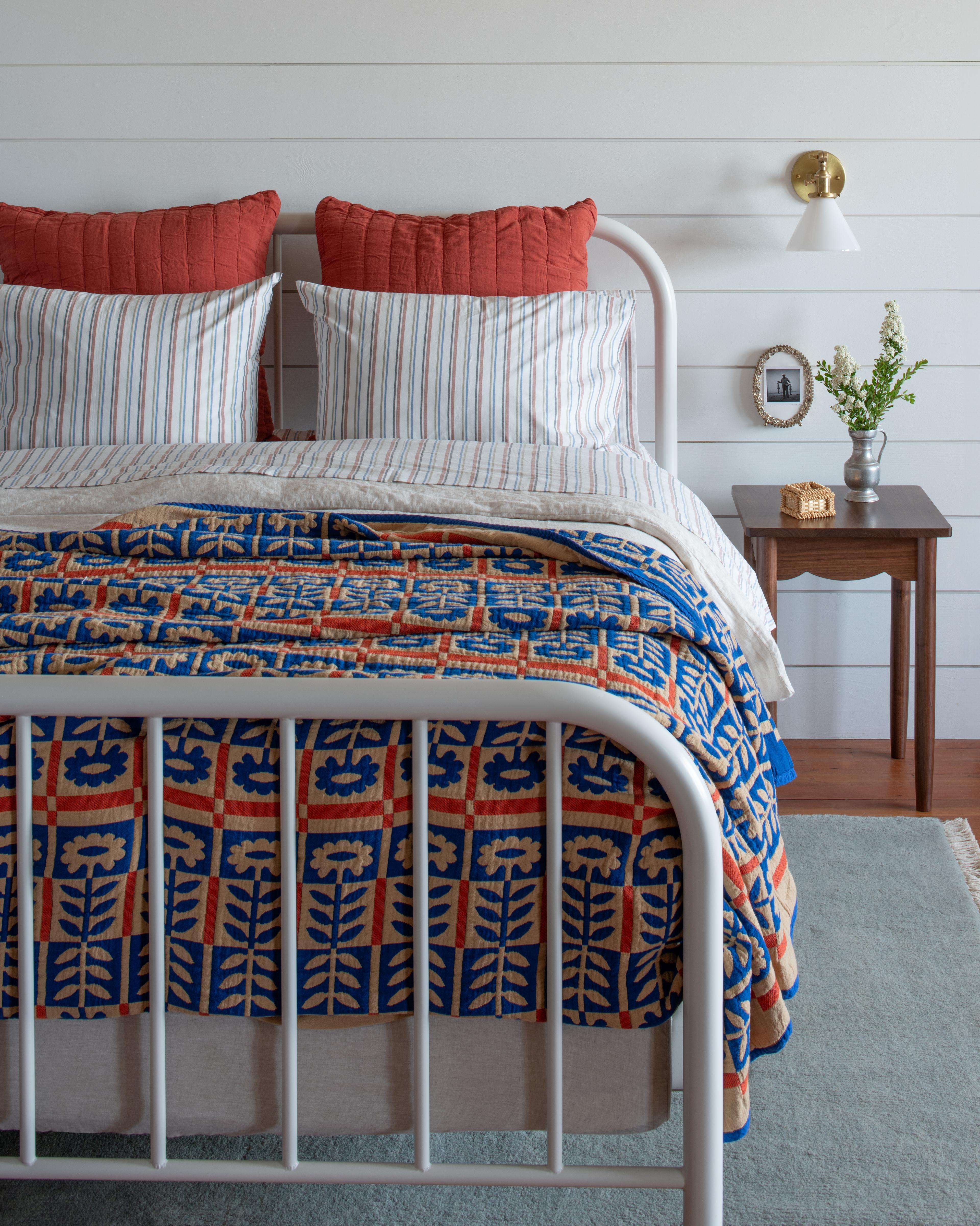 Cozy bed. 