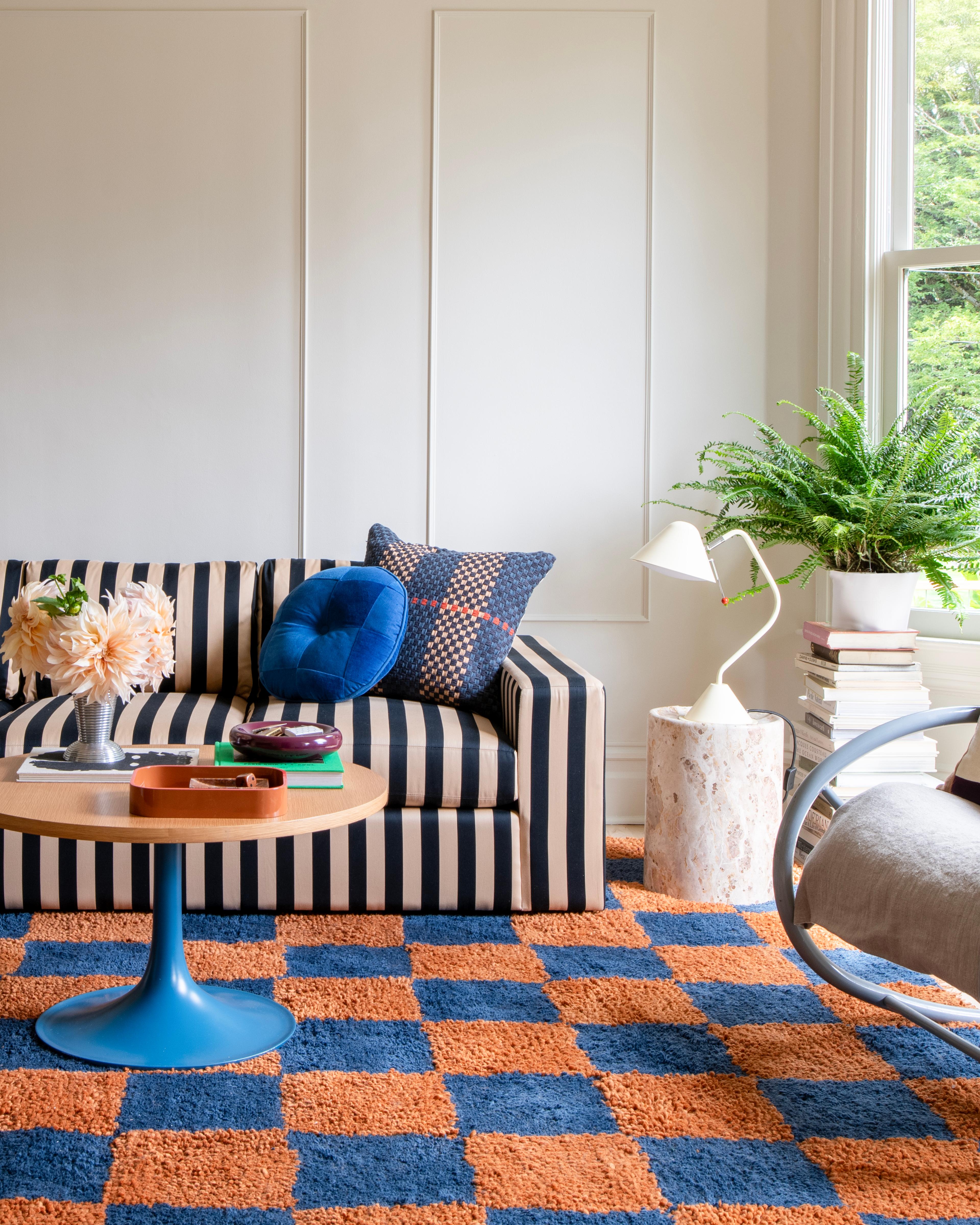 Corner of eclectic living room
