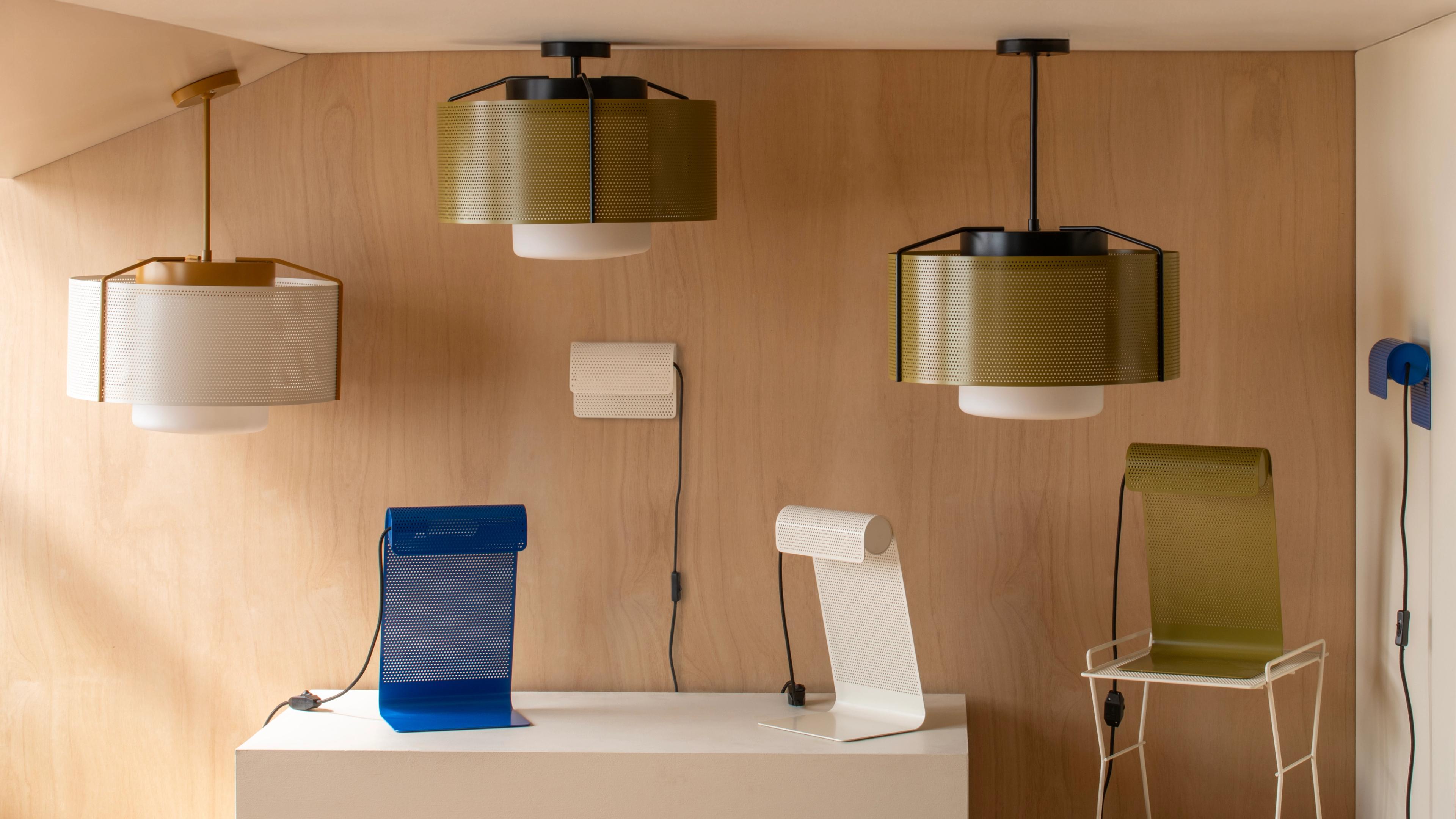 Perforated lamps and pendants 