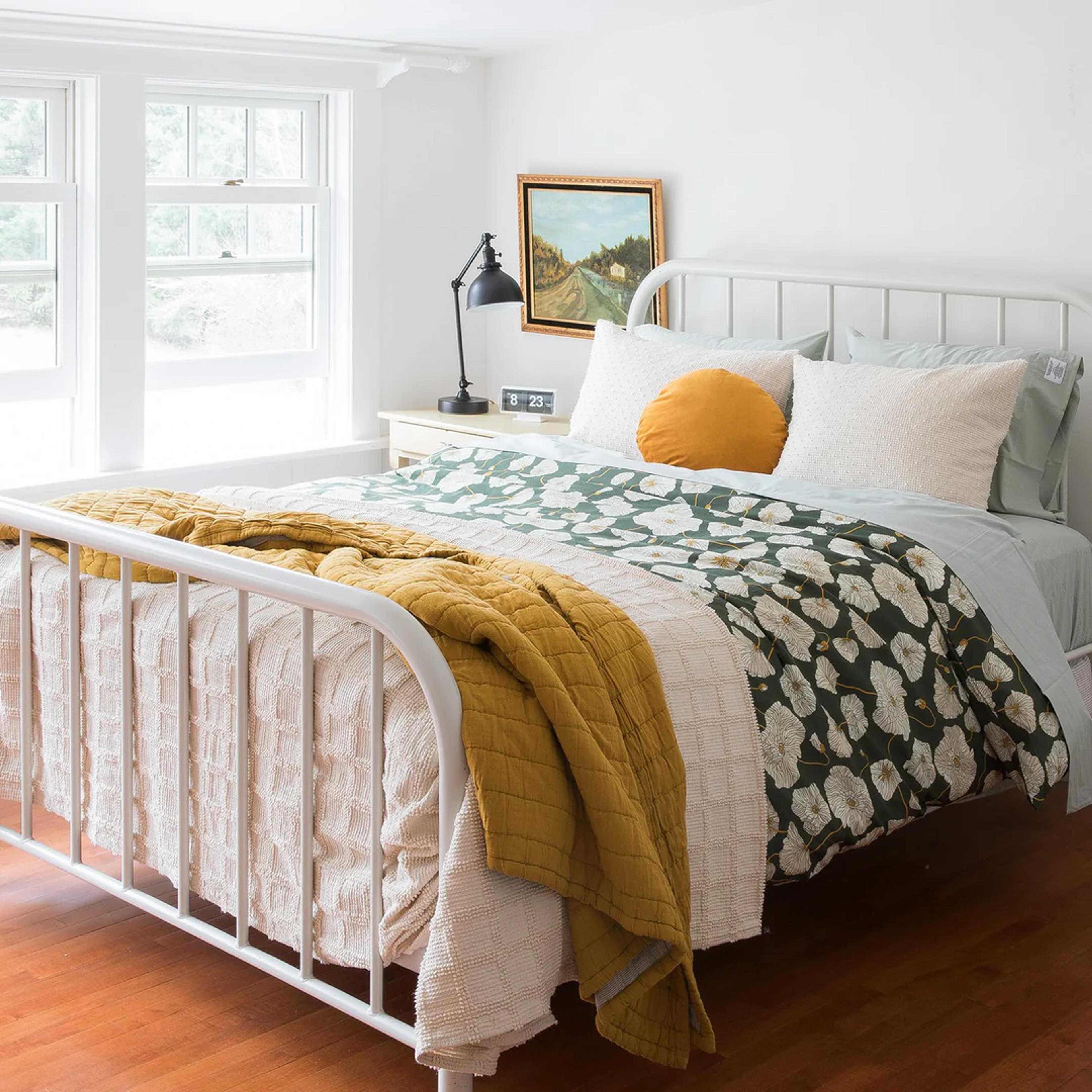 Floral bed. 