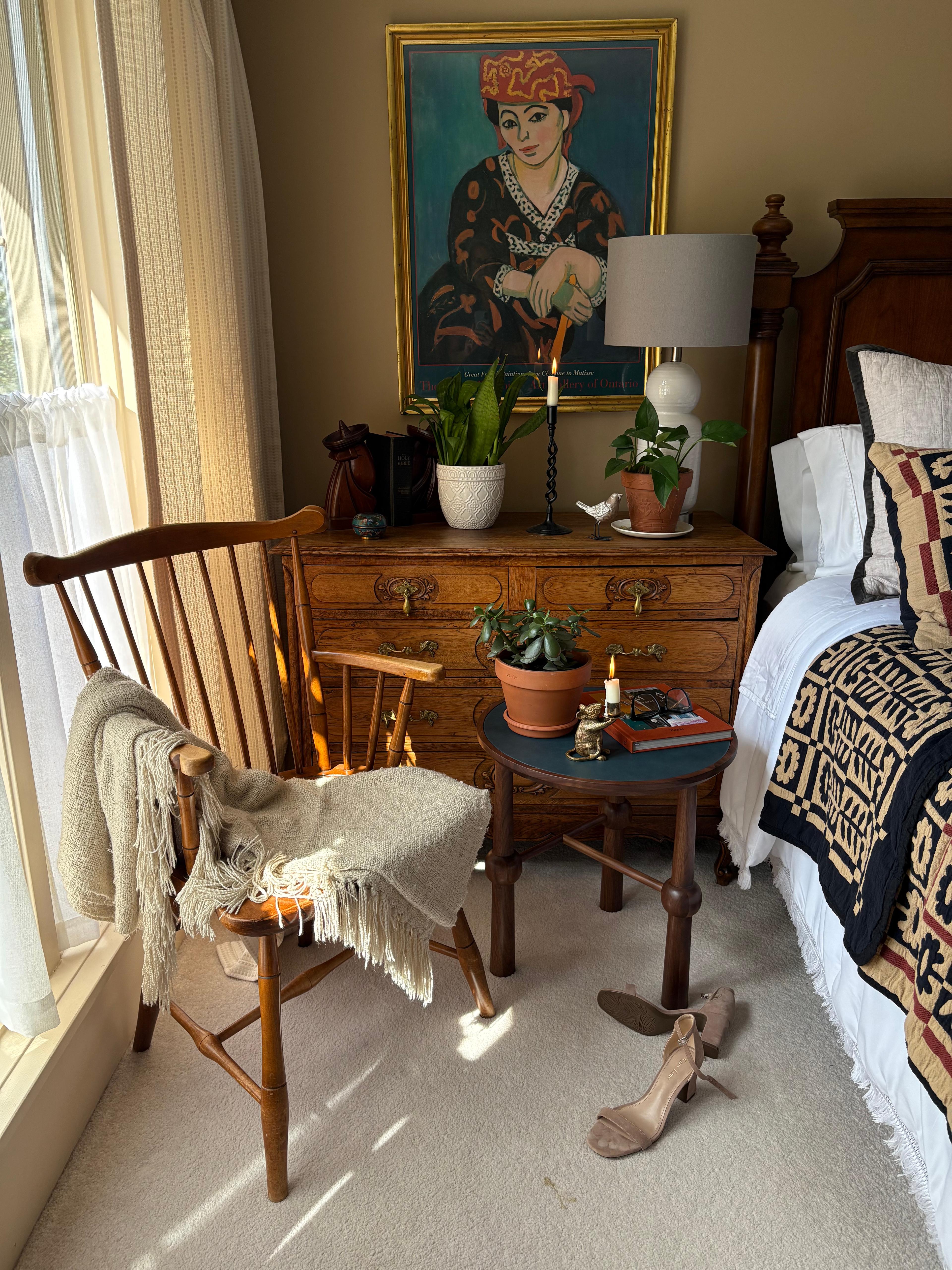 Cozy bedroom. 