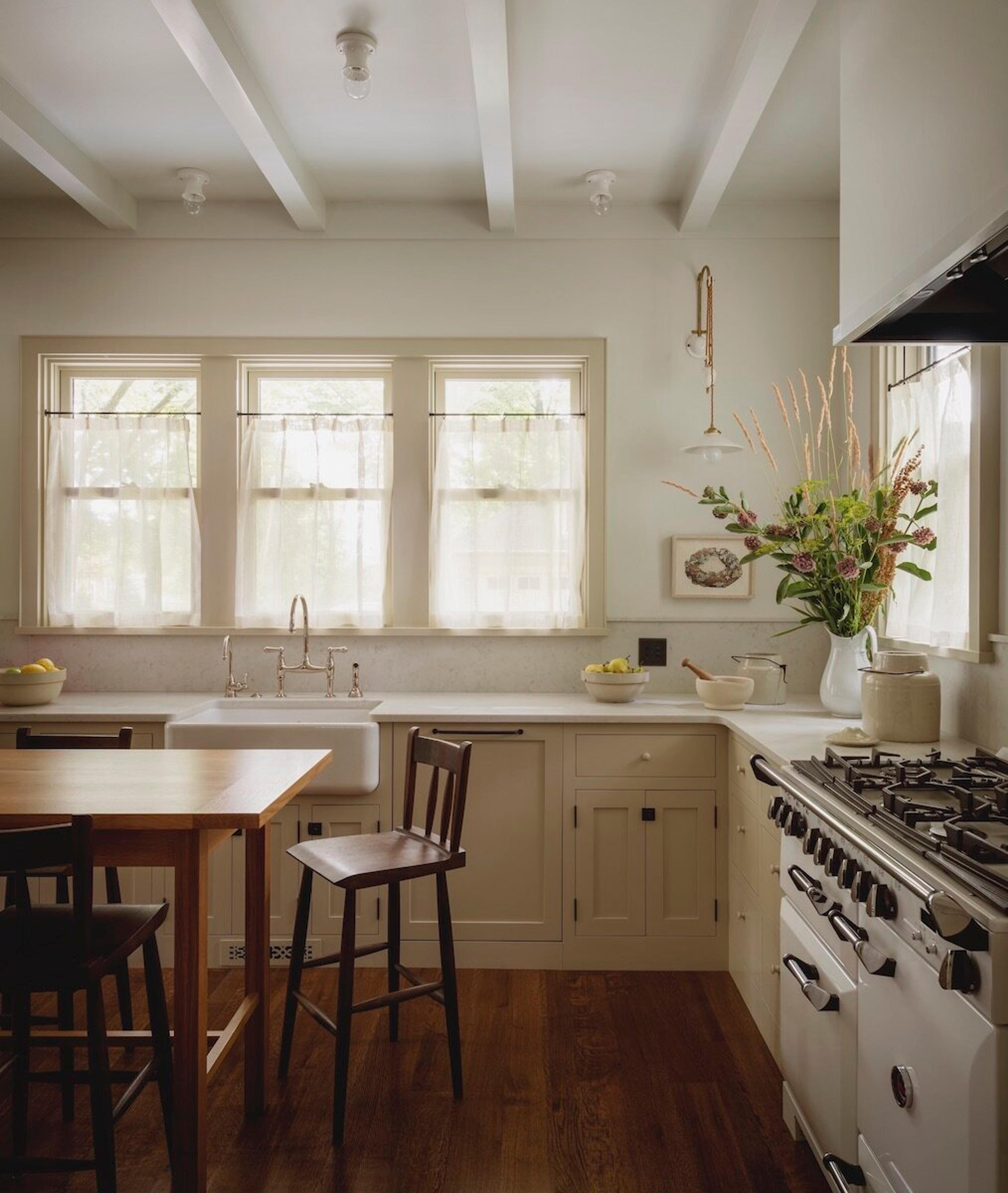 Traditional kitchen.