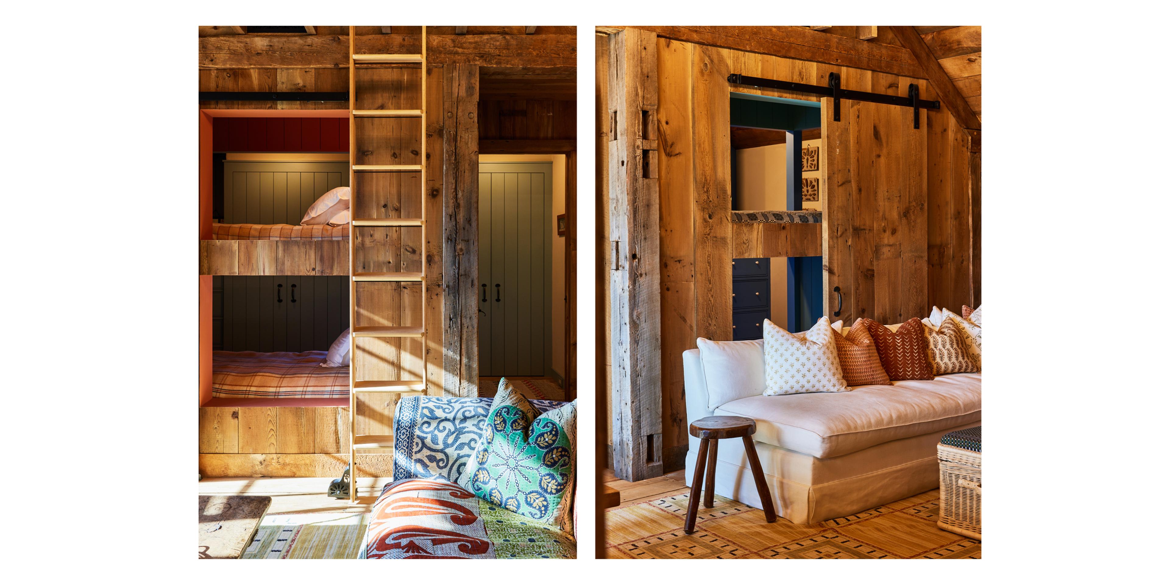 accents of wooden room