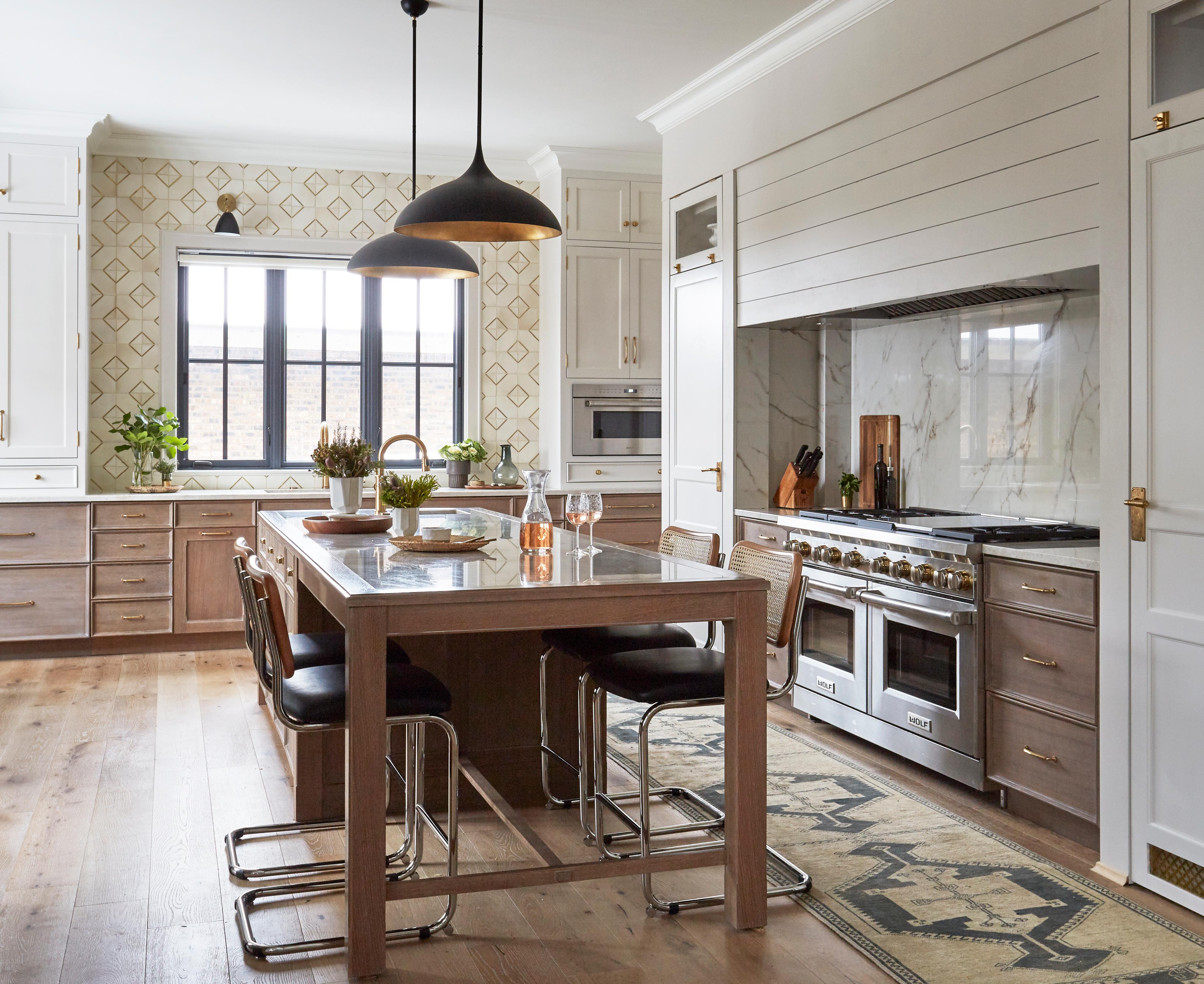 Large open kitchen. 