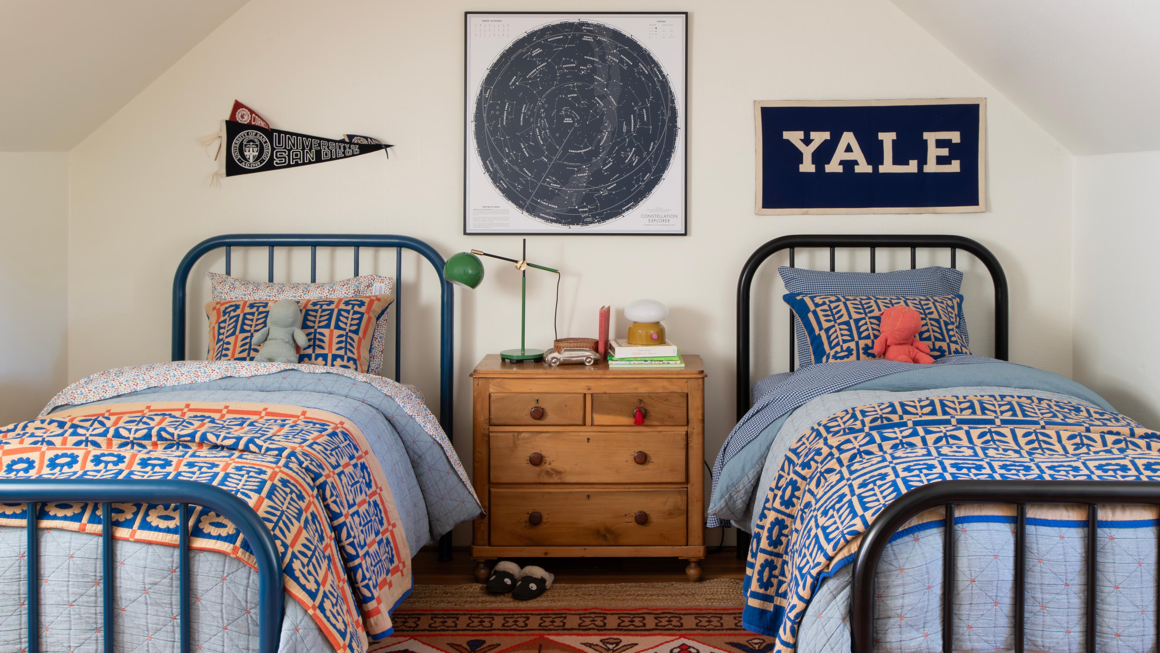 Cozy fall bedroom. 