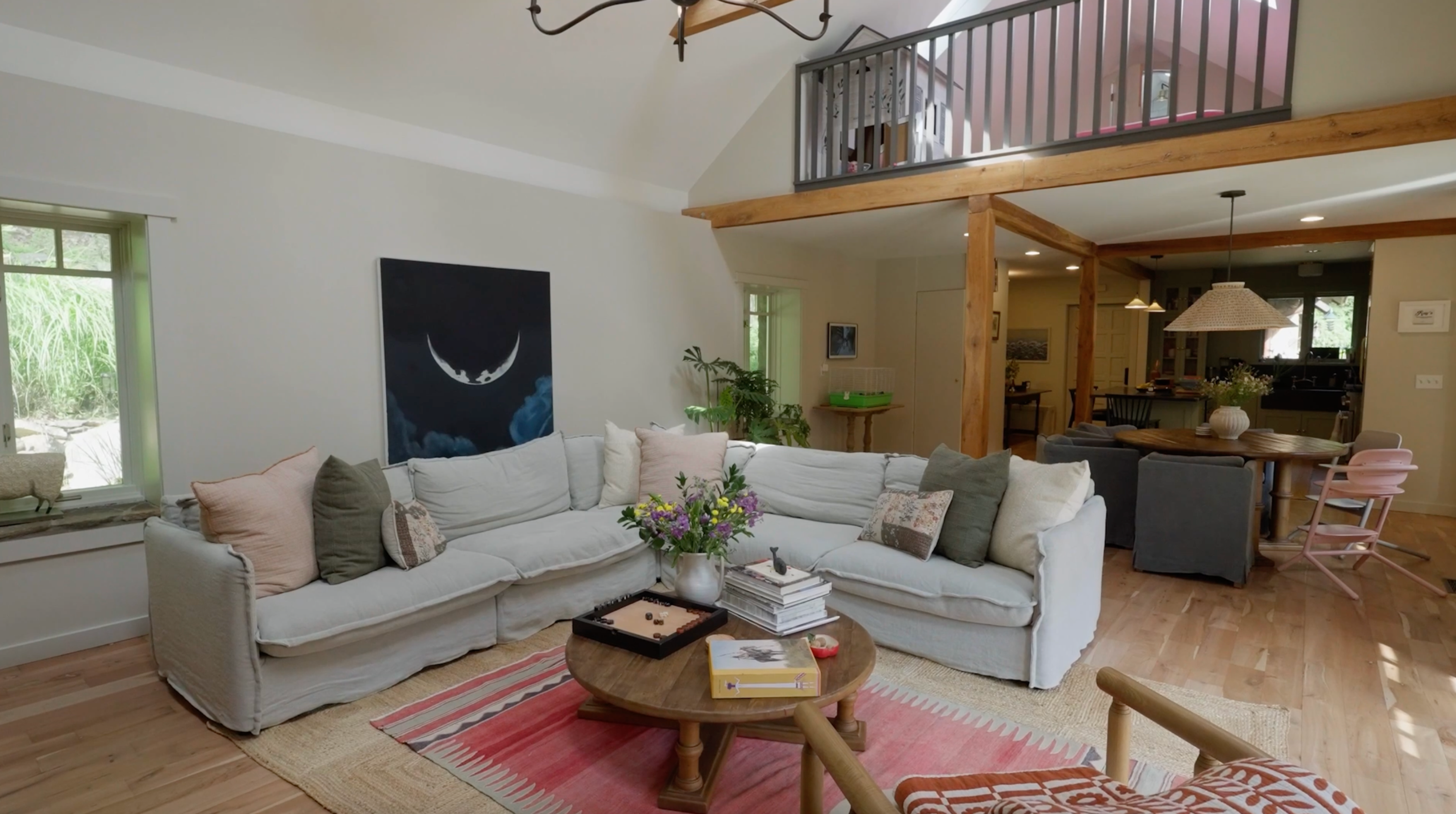 Cozy living room. 
