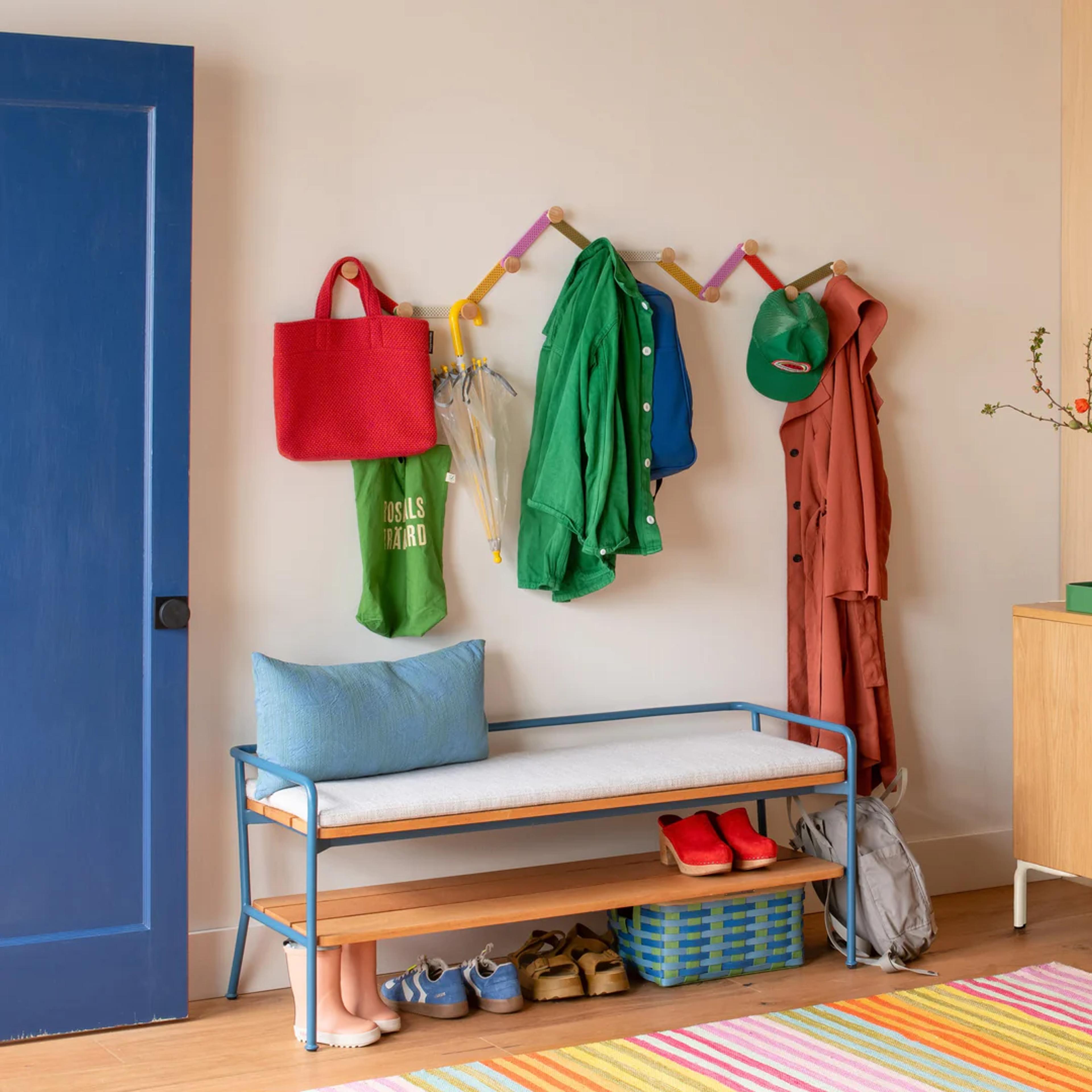Colorful entryway. 